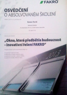 Kliknutím zvětšíte Certifikát