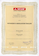 Kliknutím zvětšíte Certifikát